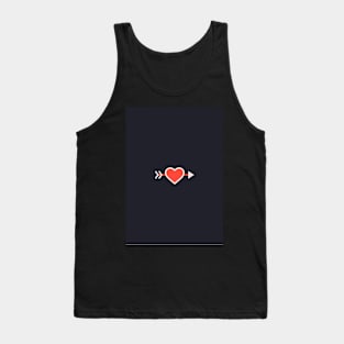 Love Heart shaped ,Love, Gift For Fiance, Gift For Wife, Birthday Gift For Wife Tank Top